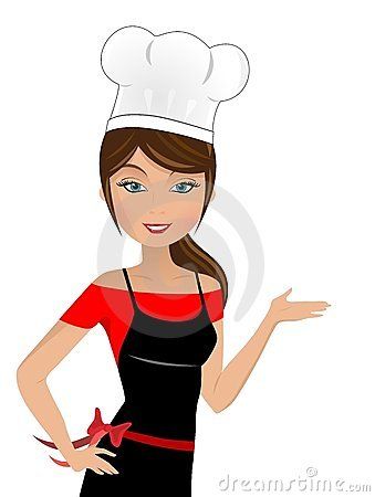 cooking clipart lady chef