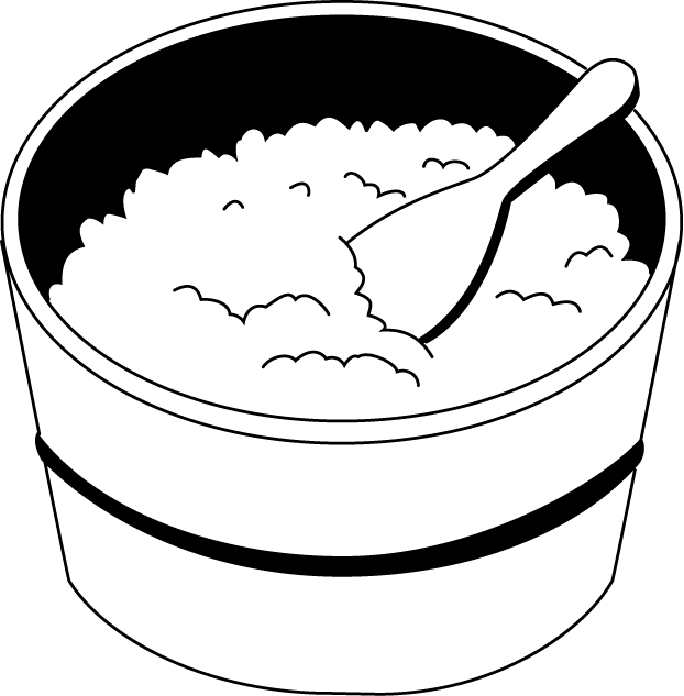 dish clipart coloring page