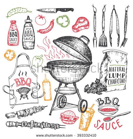 cookout clipart drawing