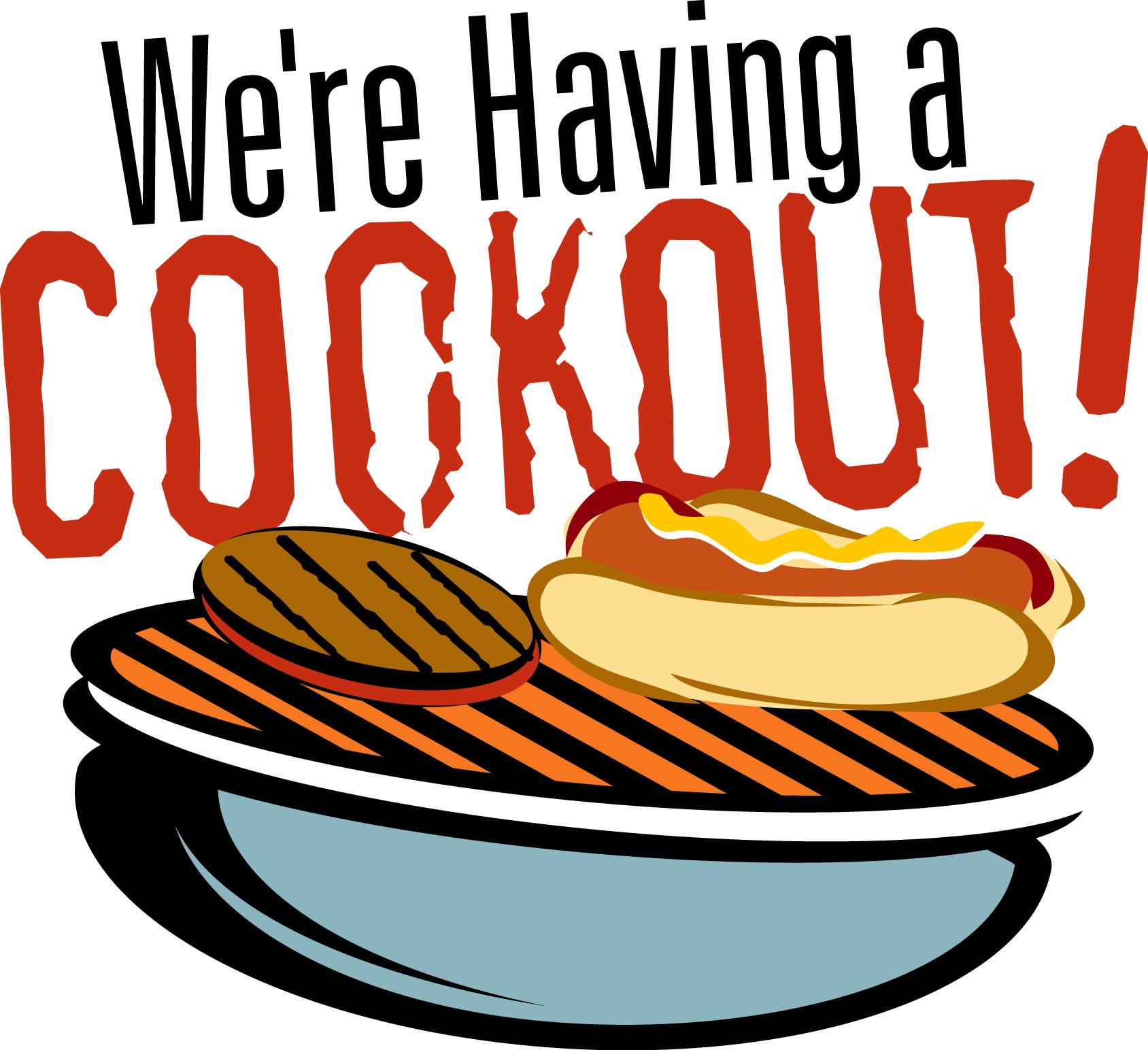 Cookout clipart end. Of the year immaculate