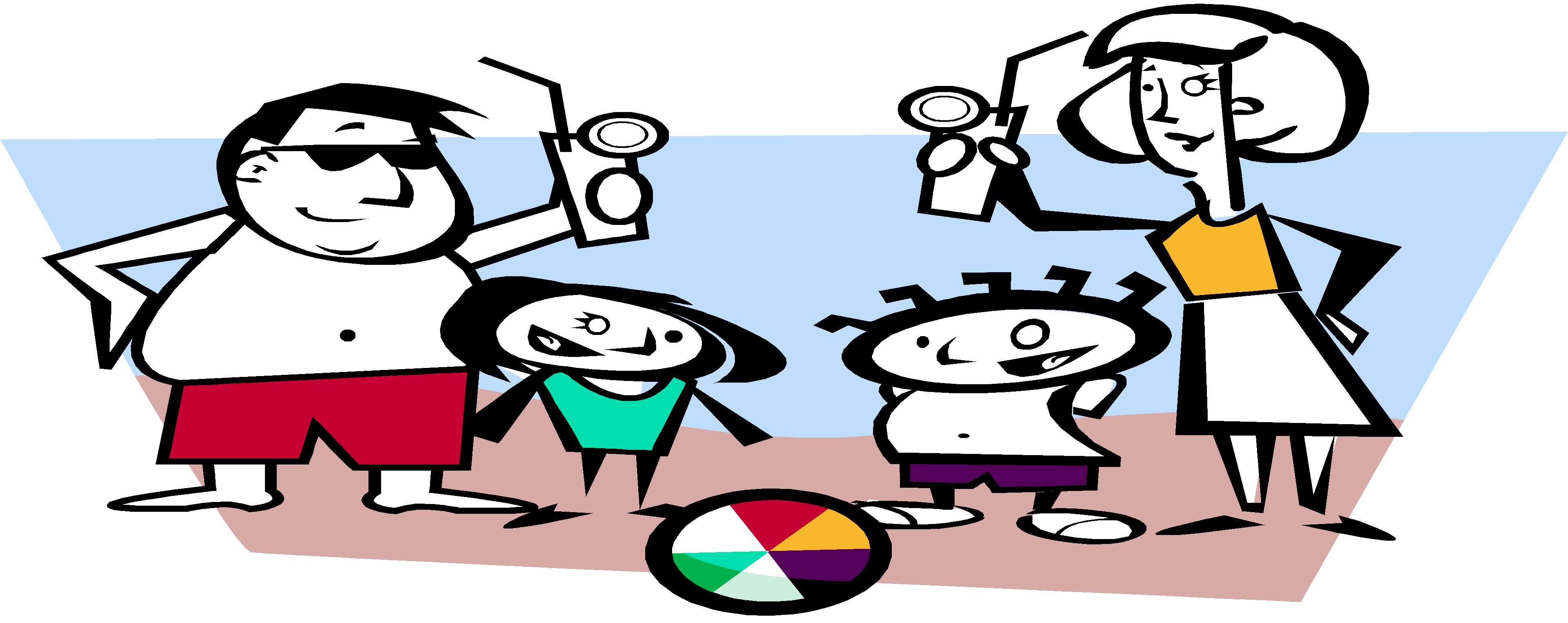 cookout clipart family