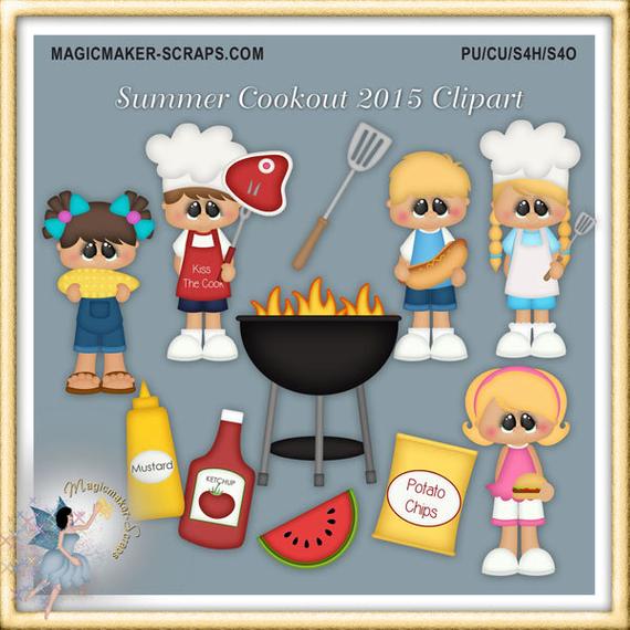 Cookout clipart family first. Summer barbecue bbq party