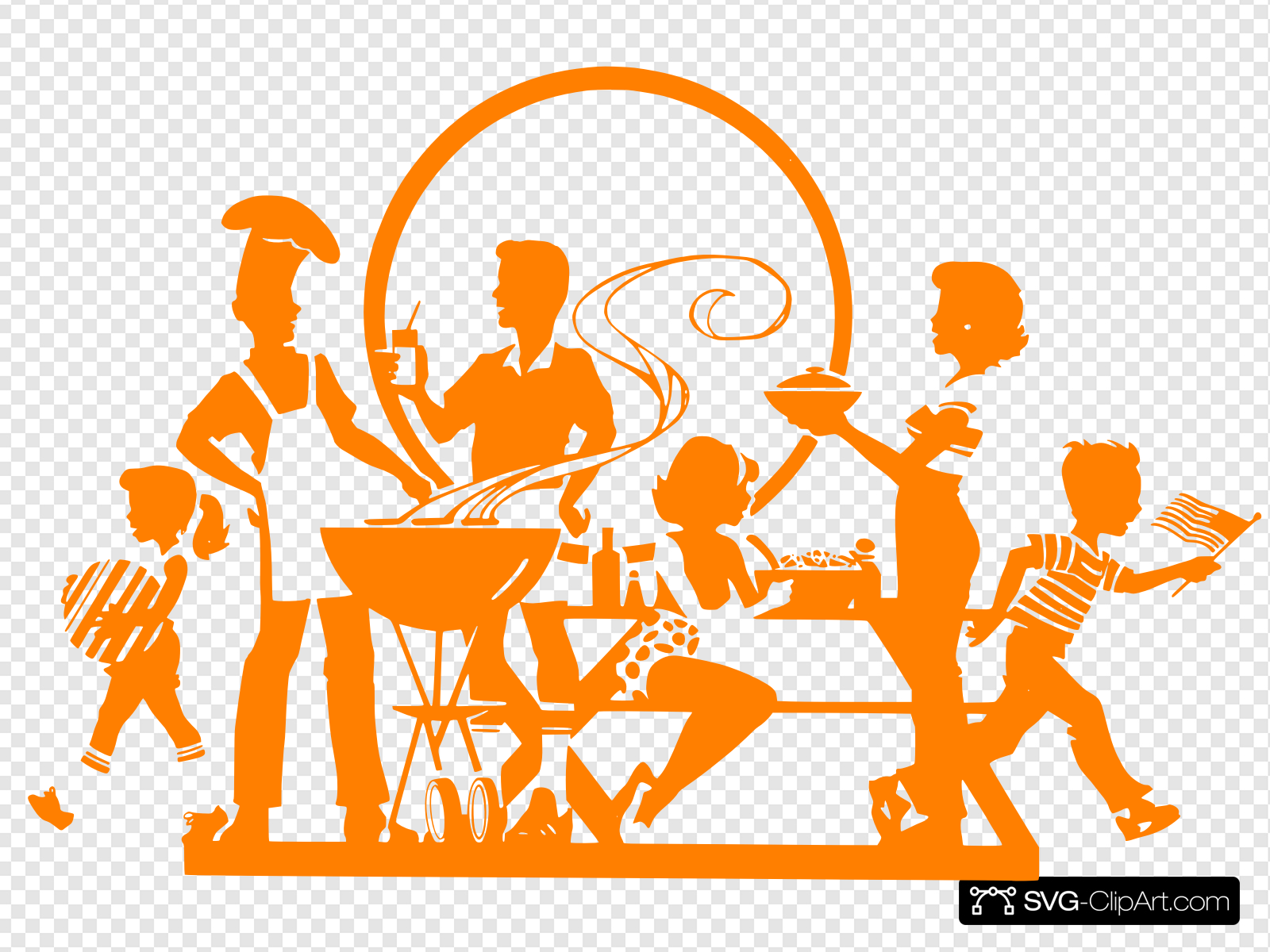 cookout clipart icon