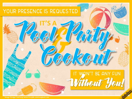 cookout clipart pool party