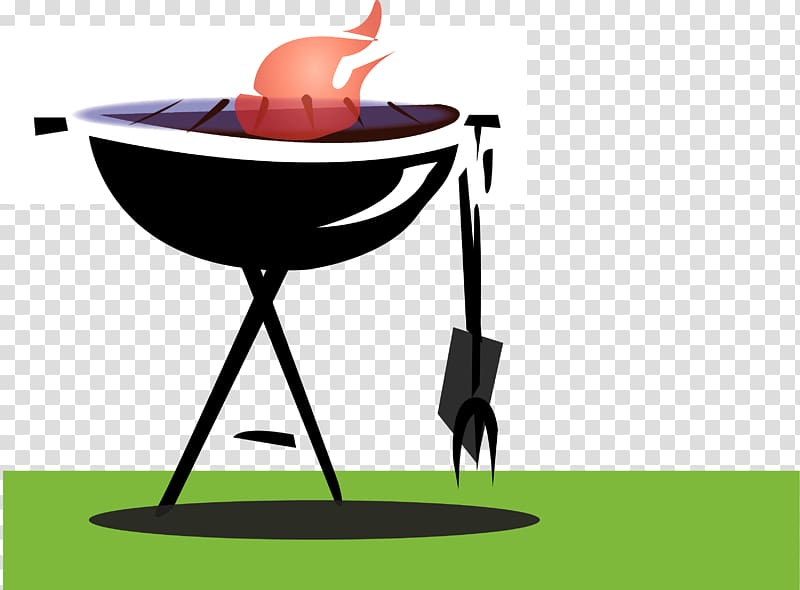 Barbecue chicken grilling barbeque. Grill clipart party cookout