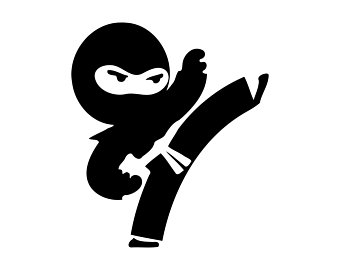 karate clipart ninja