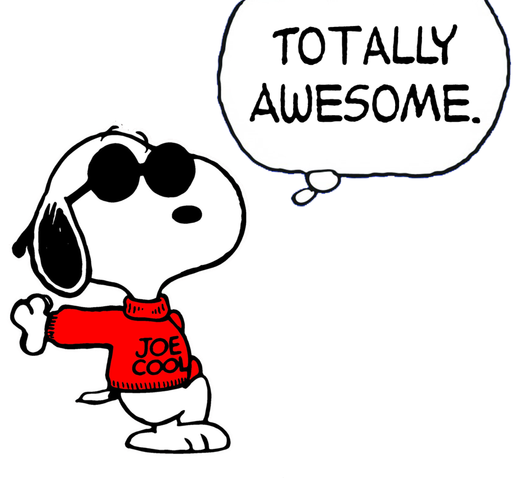 cool clipart snoopy