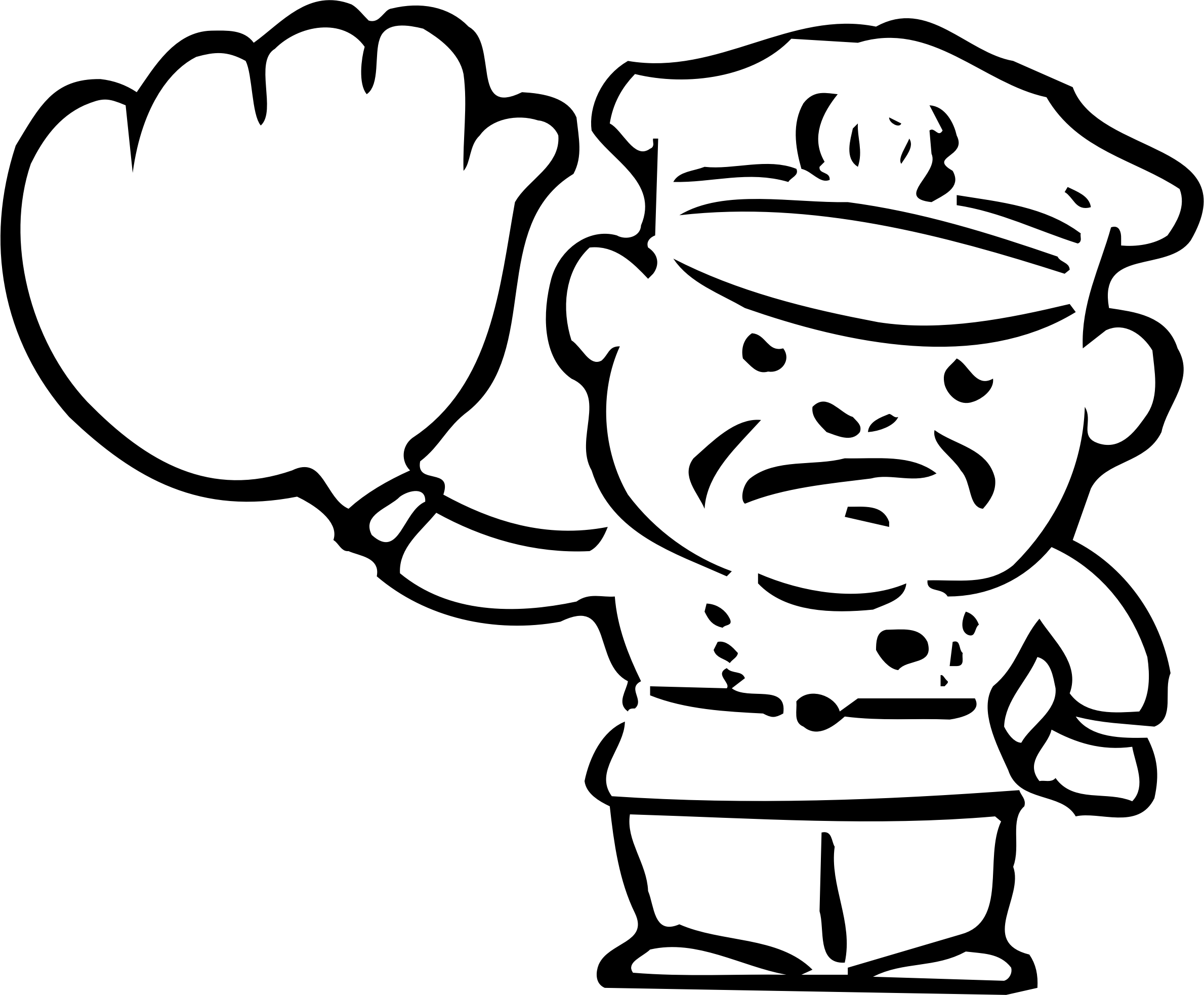 cop clipart black and white
