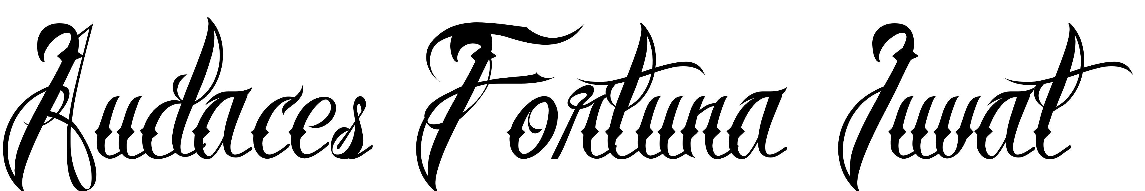 Fortuna iuvat audaces ink. Cop clipart capulet