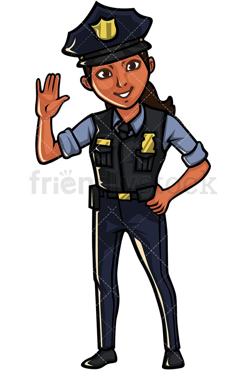 Cop clipart career. Indian policewoman vector illustrations