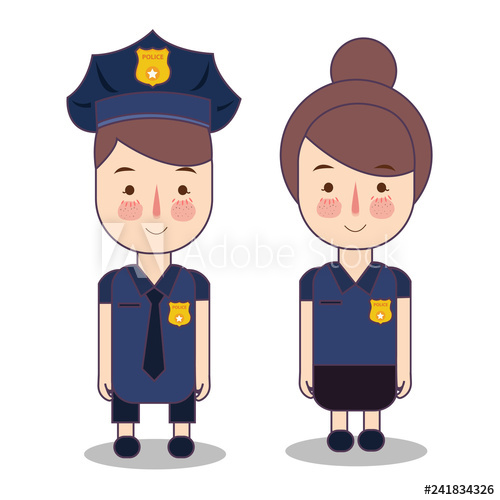 cop clipart fashion police