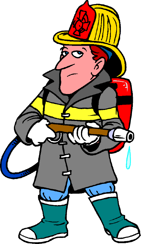 Child safety clip art. Firetruck clipart hose