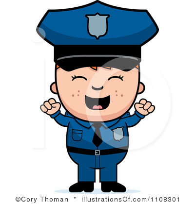 cop clipart happy