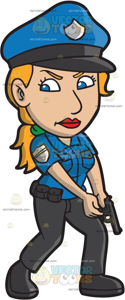 cop clipart lady