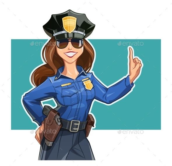 Policeman clipart police philippine. Girl officer in uniform