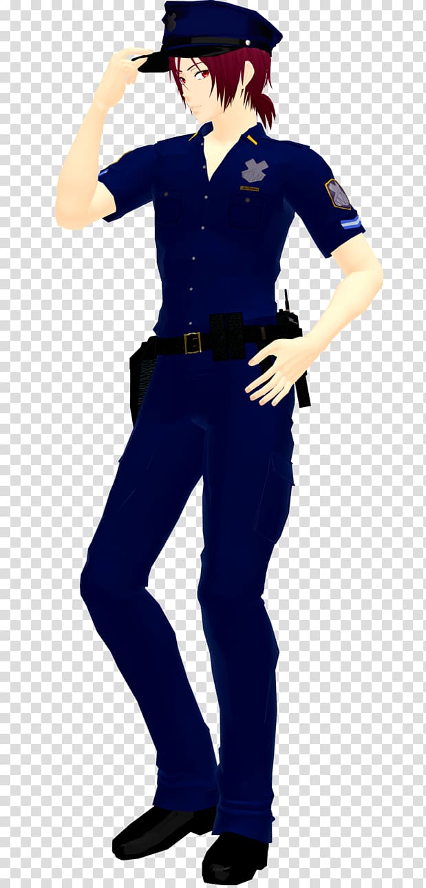 Policeman clipart police suit. Officer anime uniform transparent