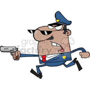 cop clipart police shooting