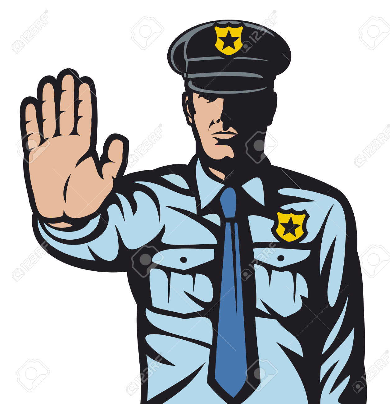 Cartoon officer free download. Cop clipart police stop