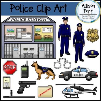 cop clipart police stuff
