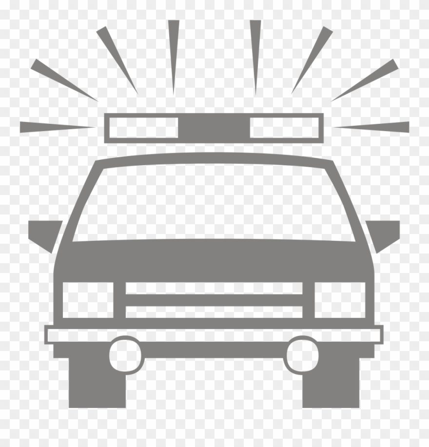 Car silhouette png . Cop clipart police truck