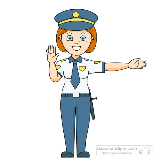 girls clipart police