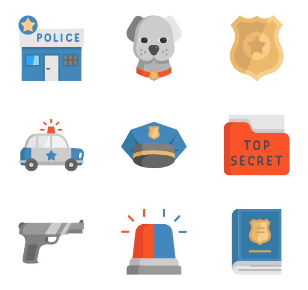  police icon packs. Report clipart crime report