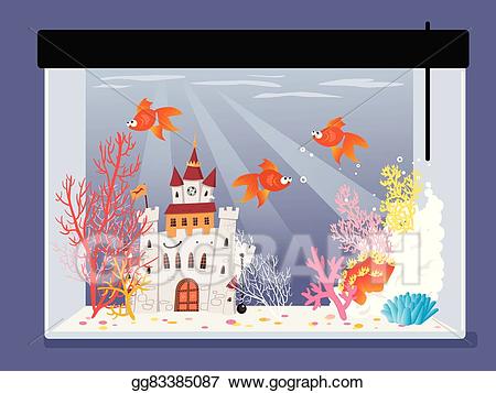 coral clipart aquarium castle