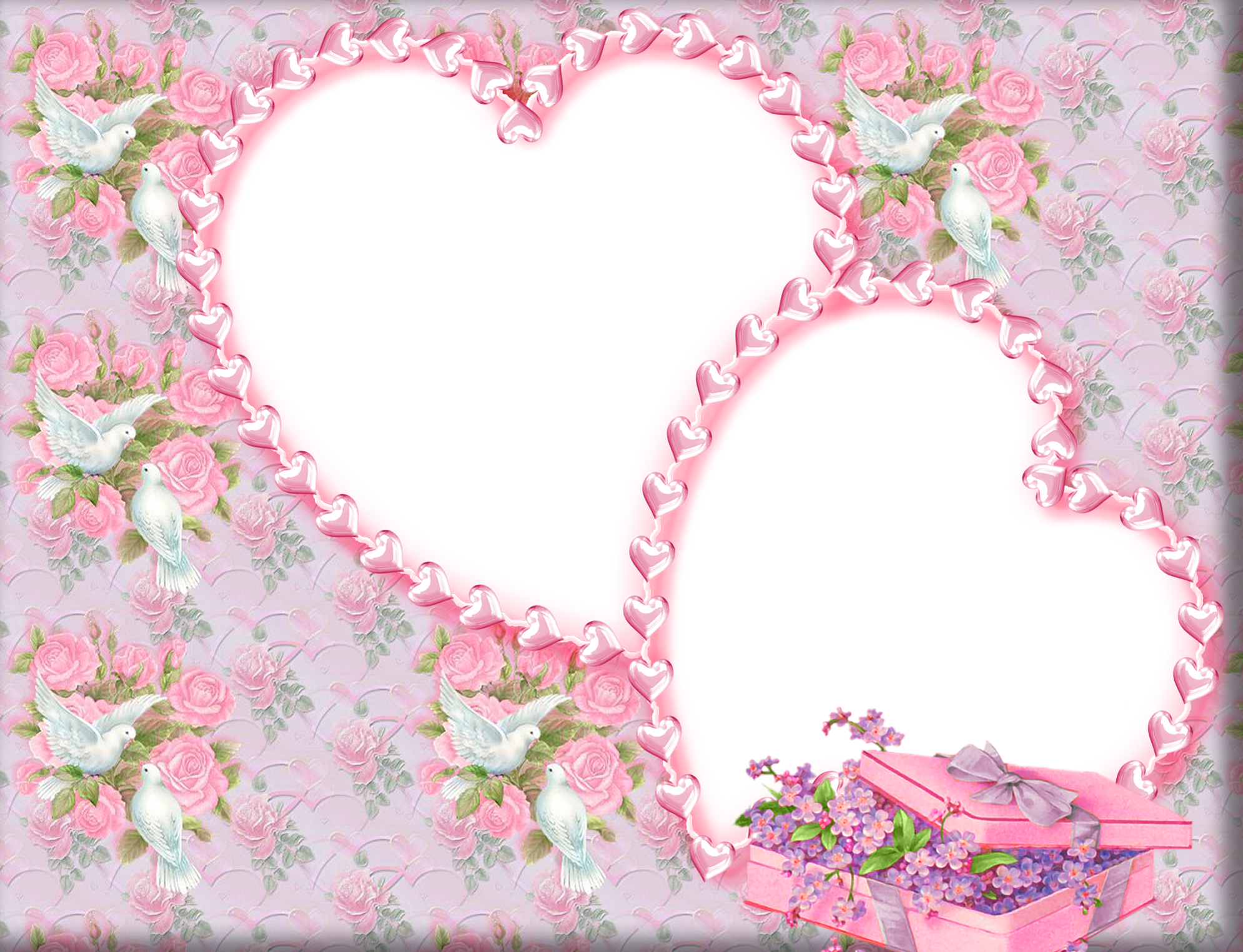 coral clipart frame