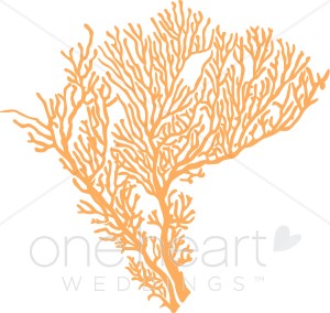 coral clipart orange coral