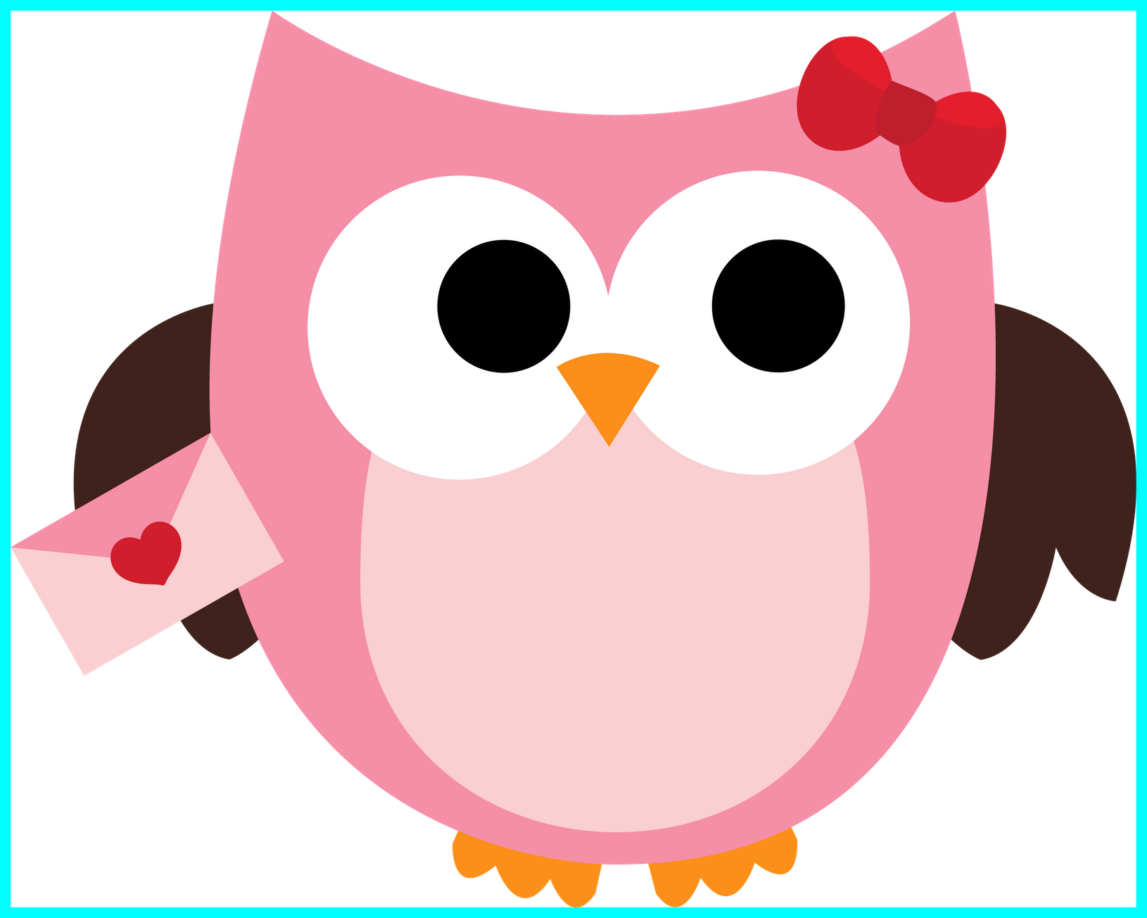 coral clipart owl