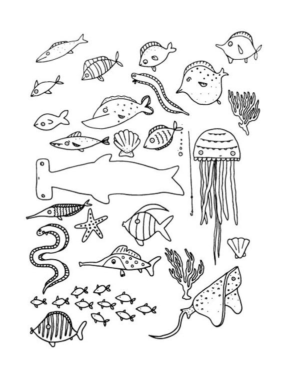 coral clipart printable