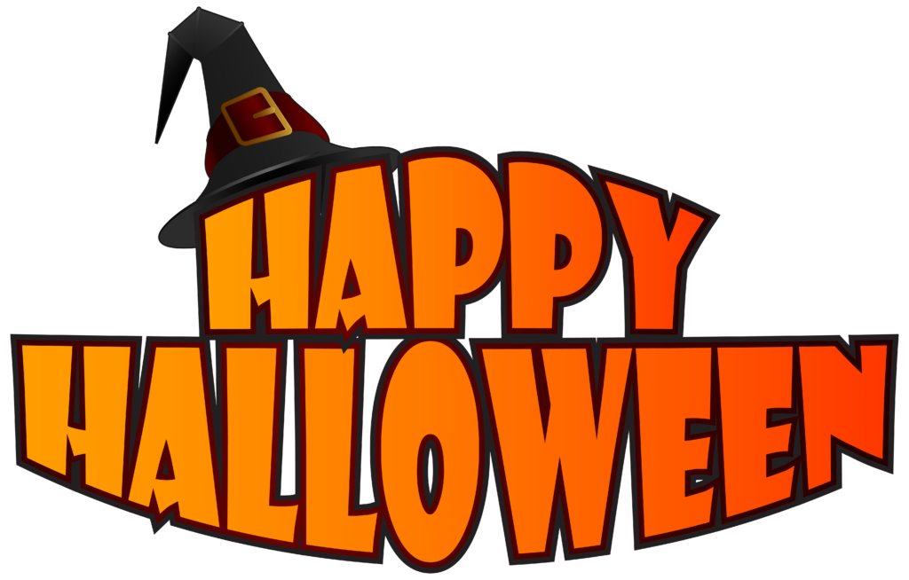 Words clipart halloween. Obliged group happy best