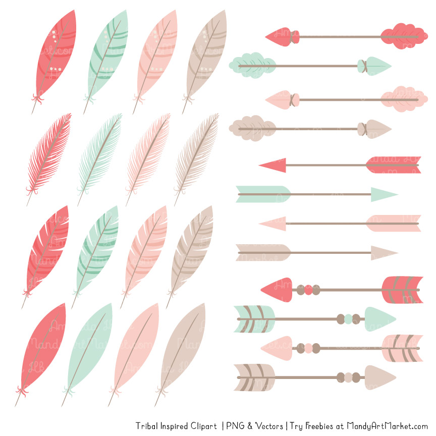 coral clipart tribal