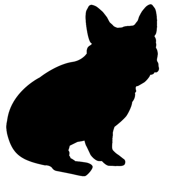 Corgi clipart black and white. Heather weiss about