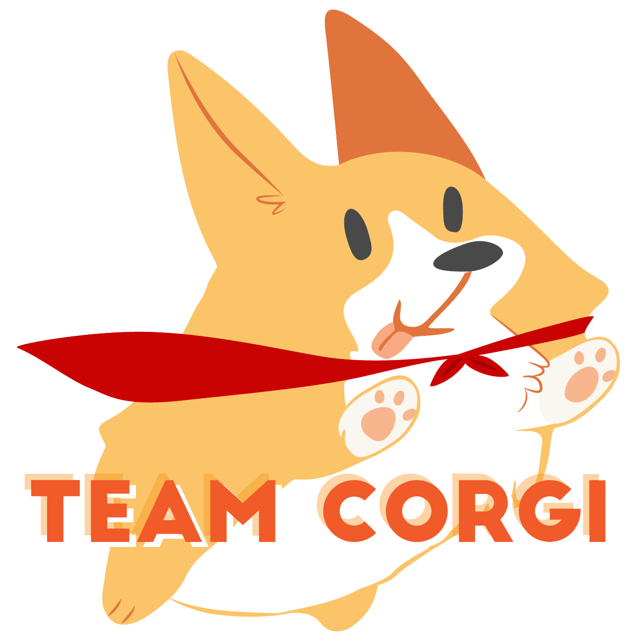 corgi clipart logo