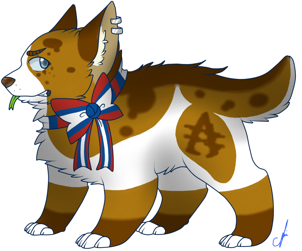 corgi clipart pin the tail on