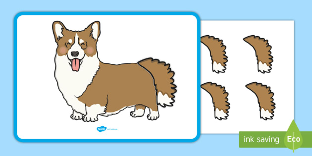 Free royal wedding . Corgi clipart pin the tail on