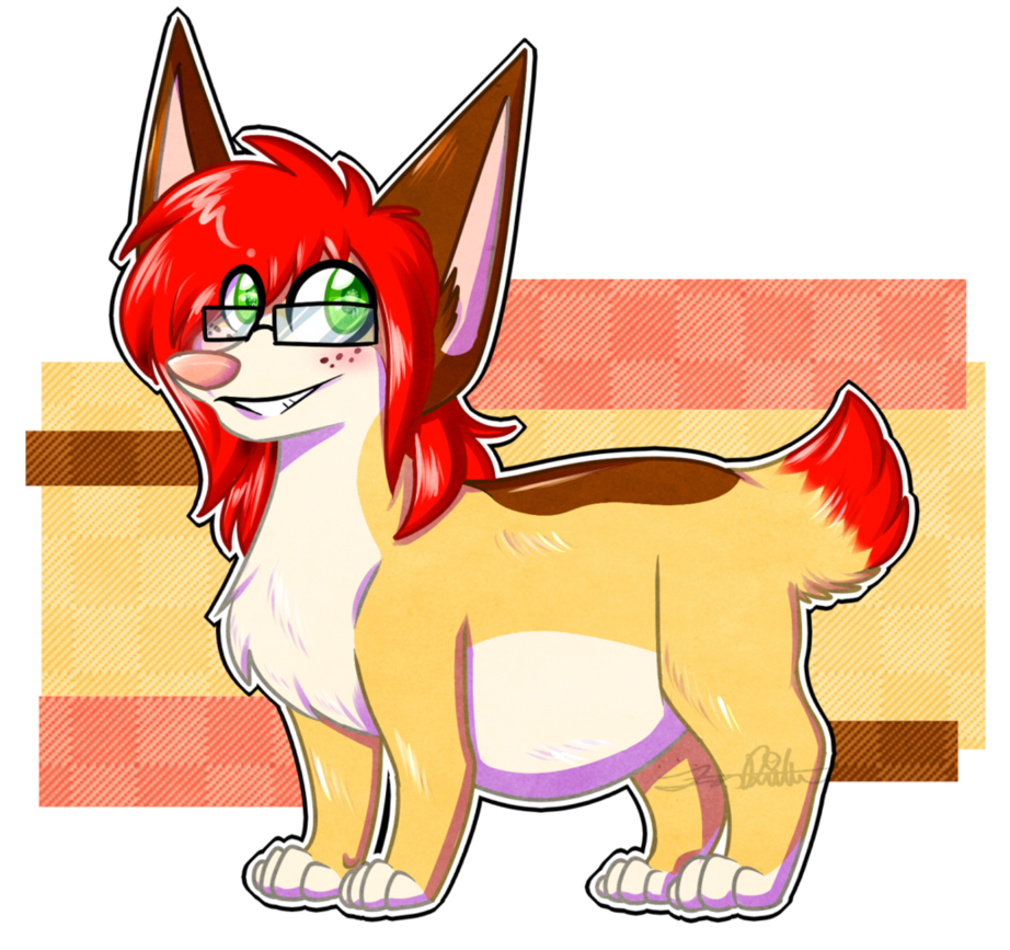 Corgi clipart pin the tail on. Ga onyx by beestlngs