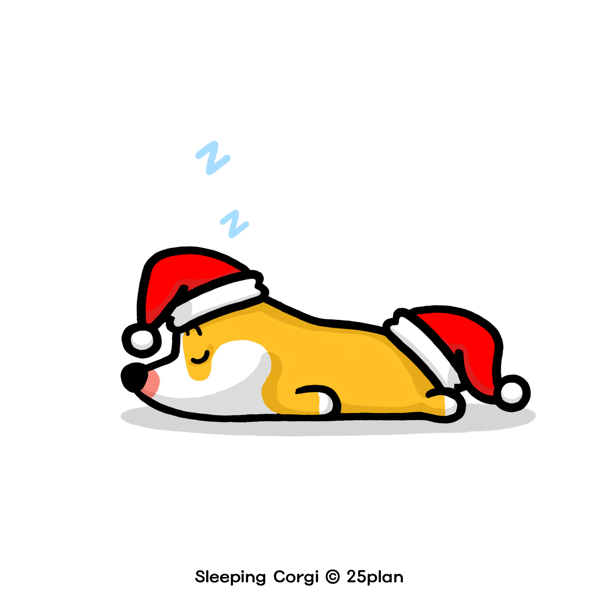 Corgi clipart sleeping, Corgi sleeping Transparent FREE for download on ...