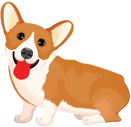 corgi clipart smart dog