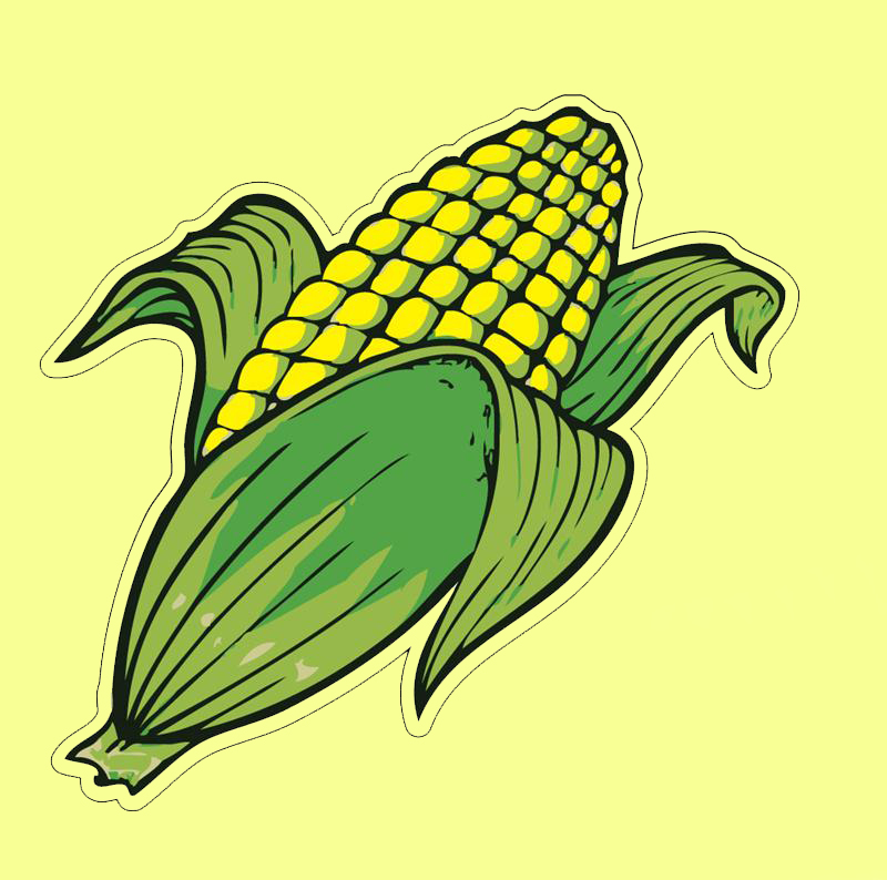 Corn clipart. Cartoon kid gaslight harley