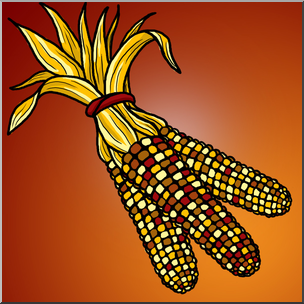 corn clipart colored corn