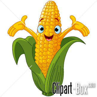 corn clipart cute
