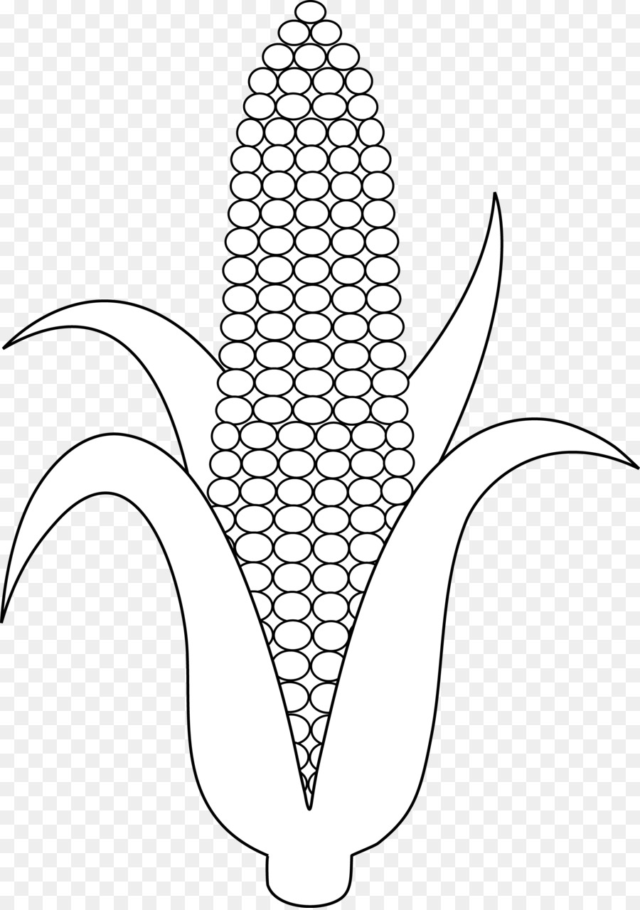 corn clipart line art