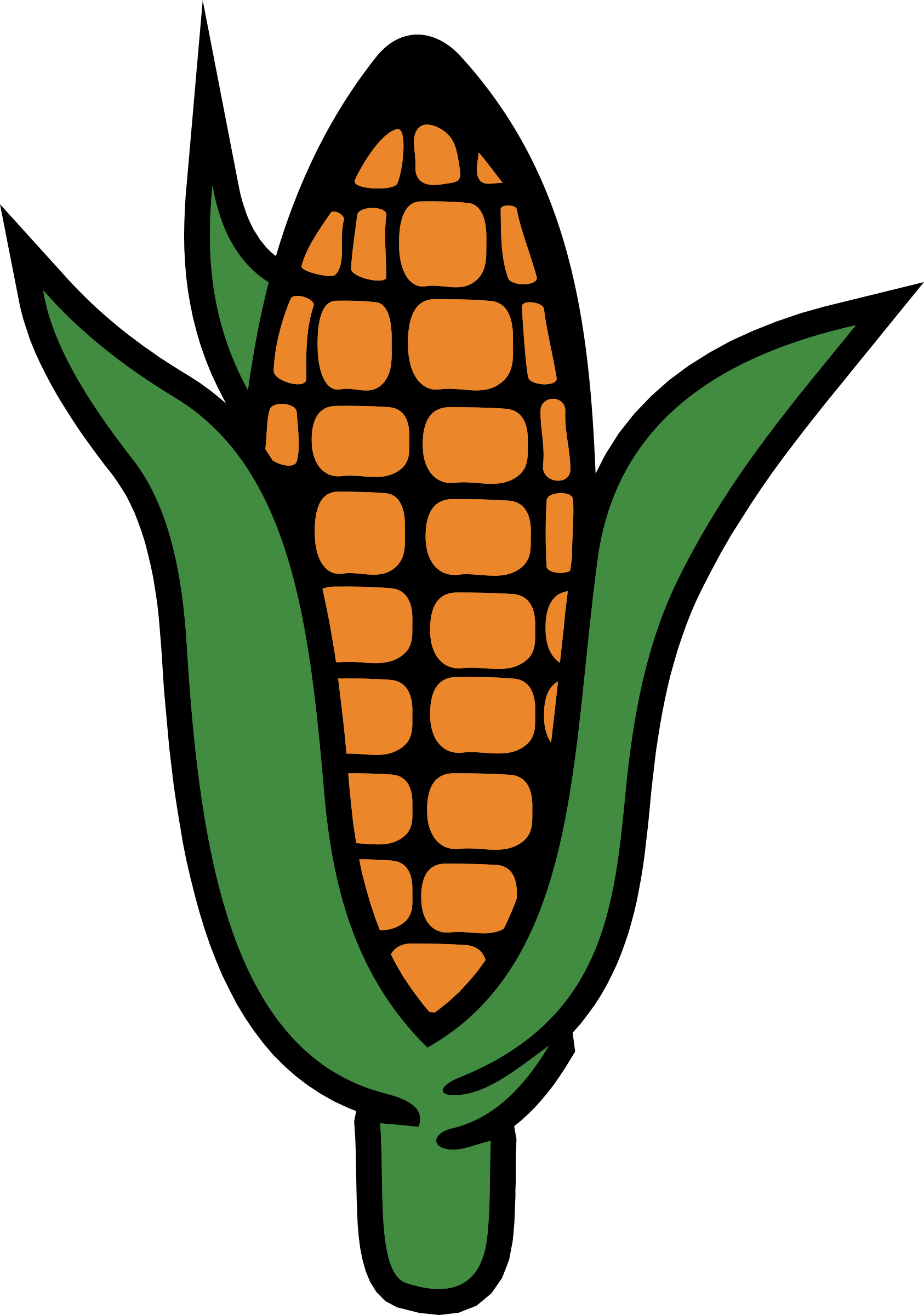 plant clipart corn