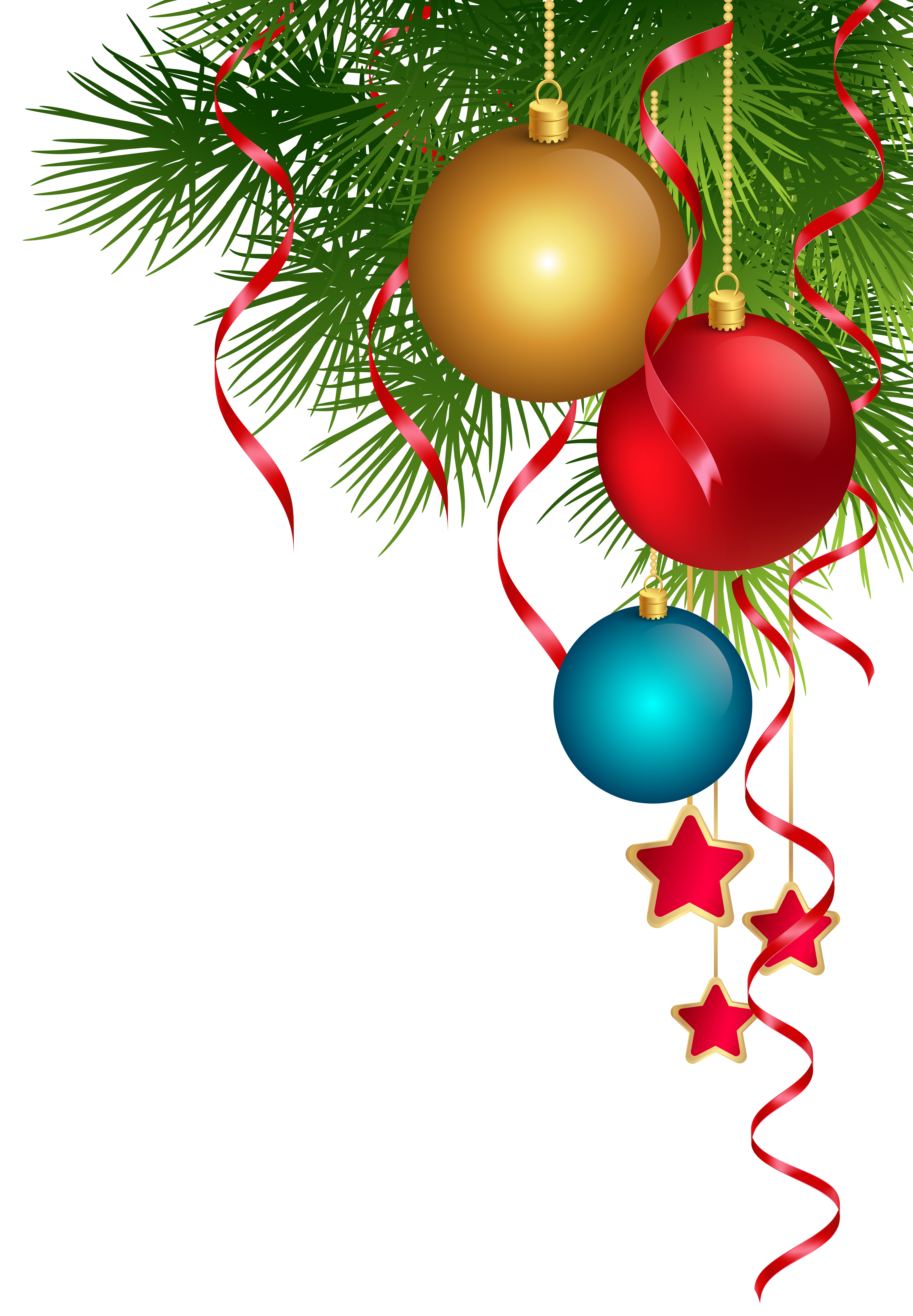 Transparent christmas decoration clip. View png files