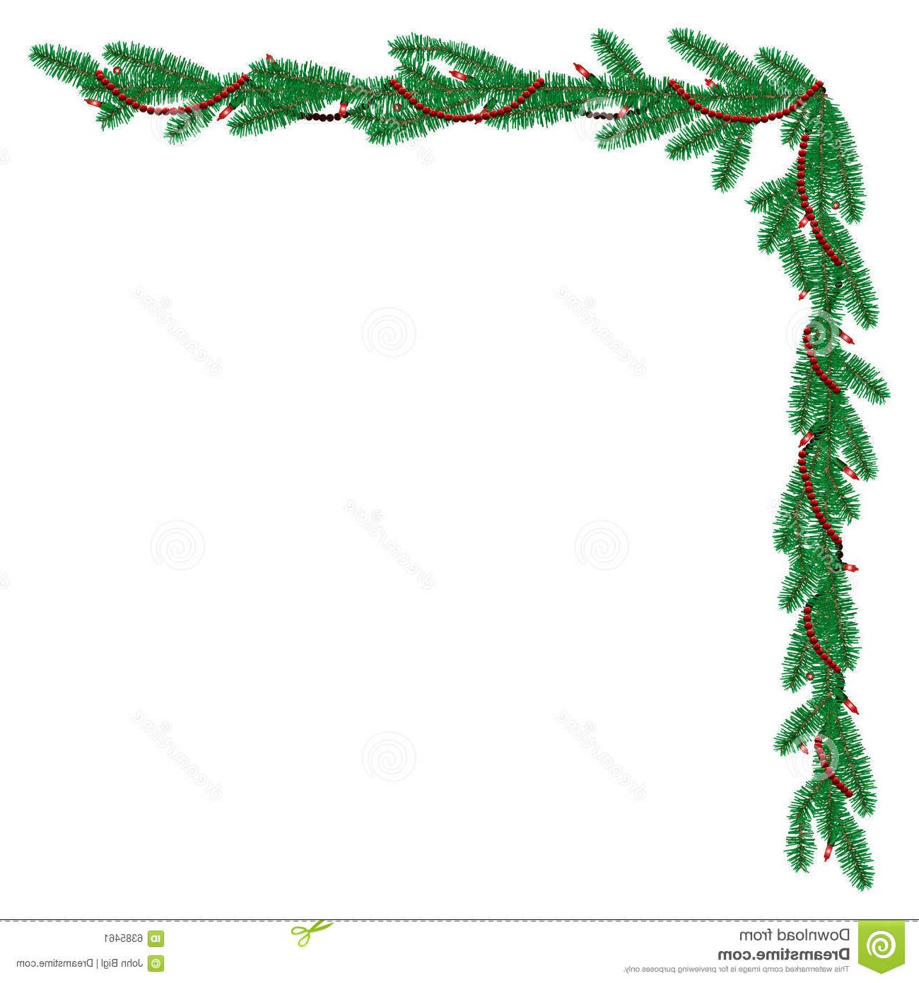 corner clipart garland