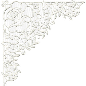 lace clipart corner lace