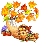 Gifs thanksgiving pictures . Cornucopia clipart animated