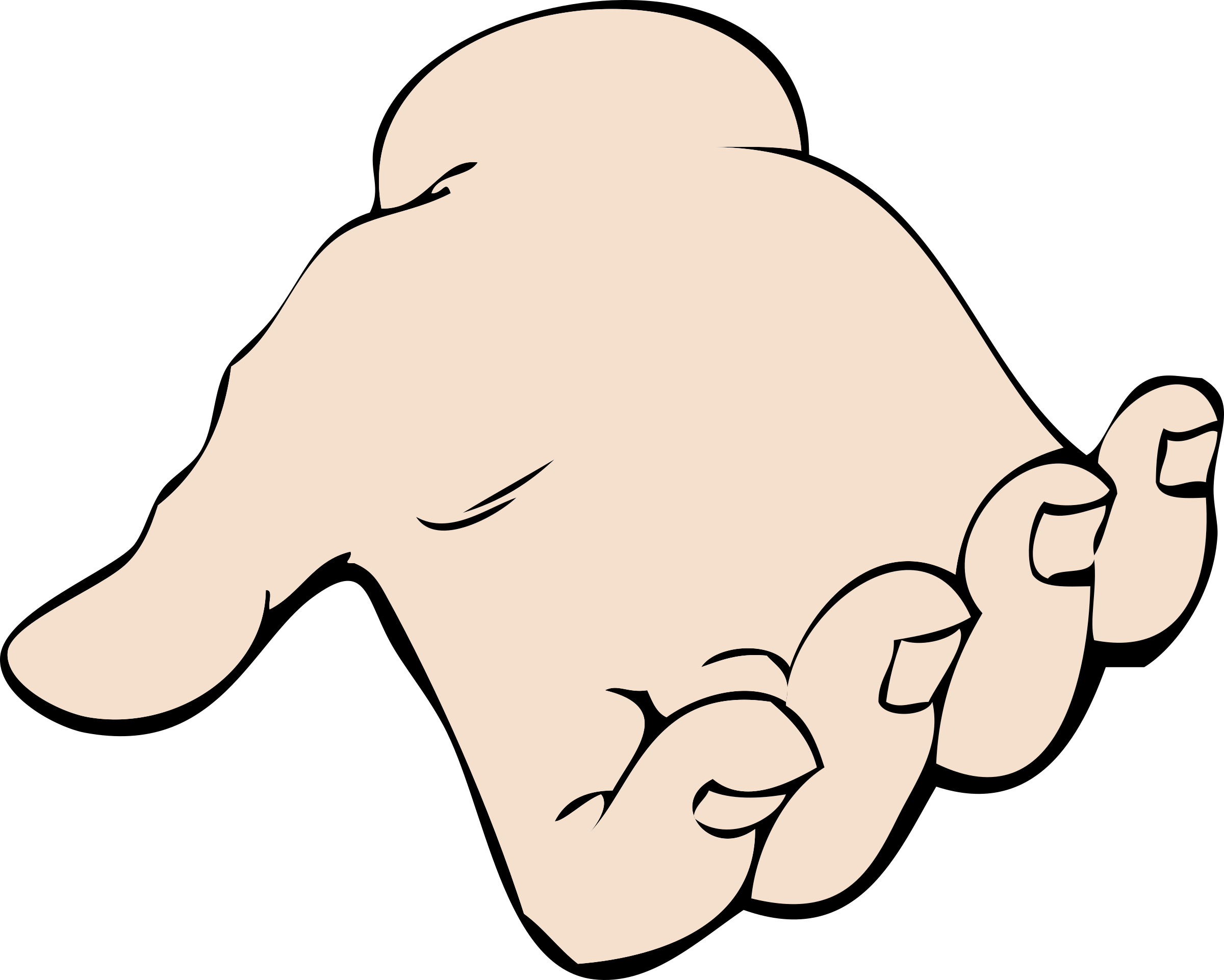 Hands clipart clapping. Empty open hand icons